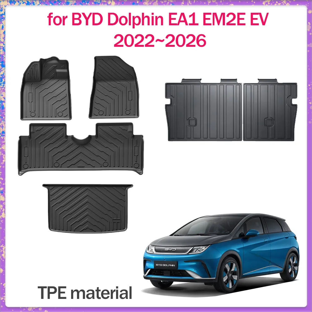 Car Floor Mat for BYD Dolphin EA1 EM2E EV 2022~2026 TPE Foot Interior Liner Waterproof Trunk Pad Carpet Custom Rug Accessories
Car Floor Mat for BYD Dolphin EA1 EM2E EV 2022~2026 TPE Foot Interior Liner Waterproof Trunk Pad Carpet Custom Rug Accessories