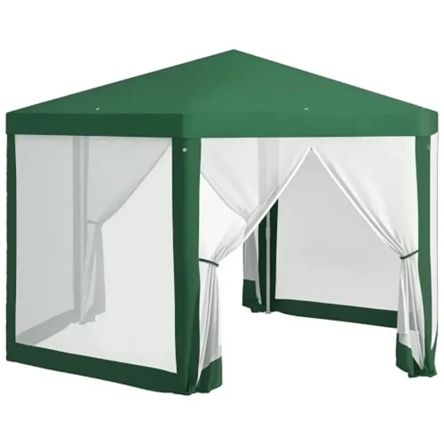 13' x 11' Outdoor Party Tent Hexagon Sun Shade Shelter with Protective Mesh Sn Sidewalls Ropes Stakes
13' x 11' Outdoor Party Tent Hexagon Sun Shade Shelter with Protective Mesh Sn Sidewalls Ropes Stakes