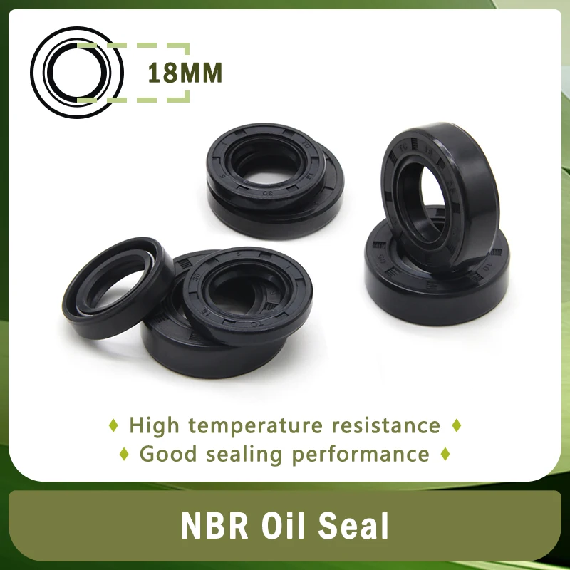 2/5pcs NBR Oil Seal ID 18mm TC-18*24/25/26/28/30/32/35/40/42/45/47*5/6/7/8/10mm Nitrile Rubber Shaft Double Lip Oil Gasket
2/5pcs NBR Oil Seal ID 18mm TC-18*24/25/26/28/30/32/35/40/42/45/47*5/6/7/8/10mm Nitrile Rubber Shaft Double Lip Oil Gasket