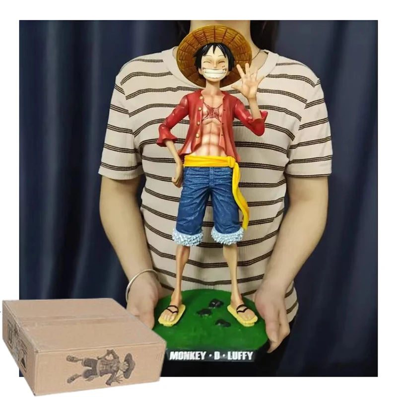 One Piece 40.5cm Straw Hat Monkey D. Luffy Gk Large 1/4 Big Smiley Anime Figures Doll Statue Model Ornament Decorative Gifts Toy
One Piece 40.5cm Straw Hat Monkey D. Luffy Gk Large 1/4 Big Smiley Anime Figures Doll Statue Model Ornament Decorative Gifts Toy
