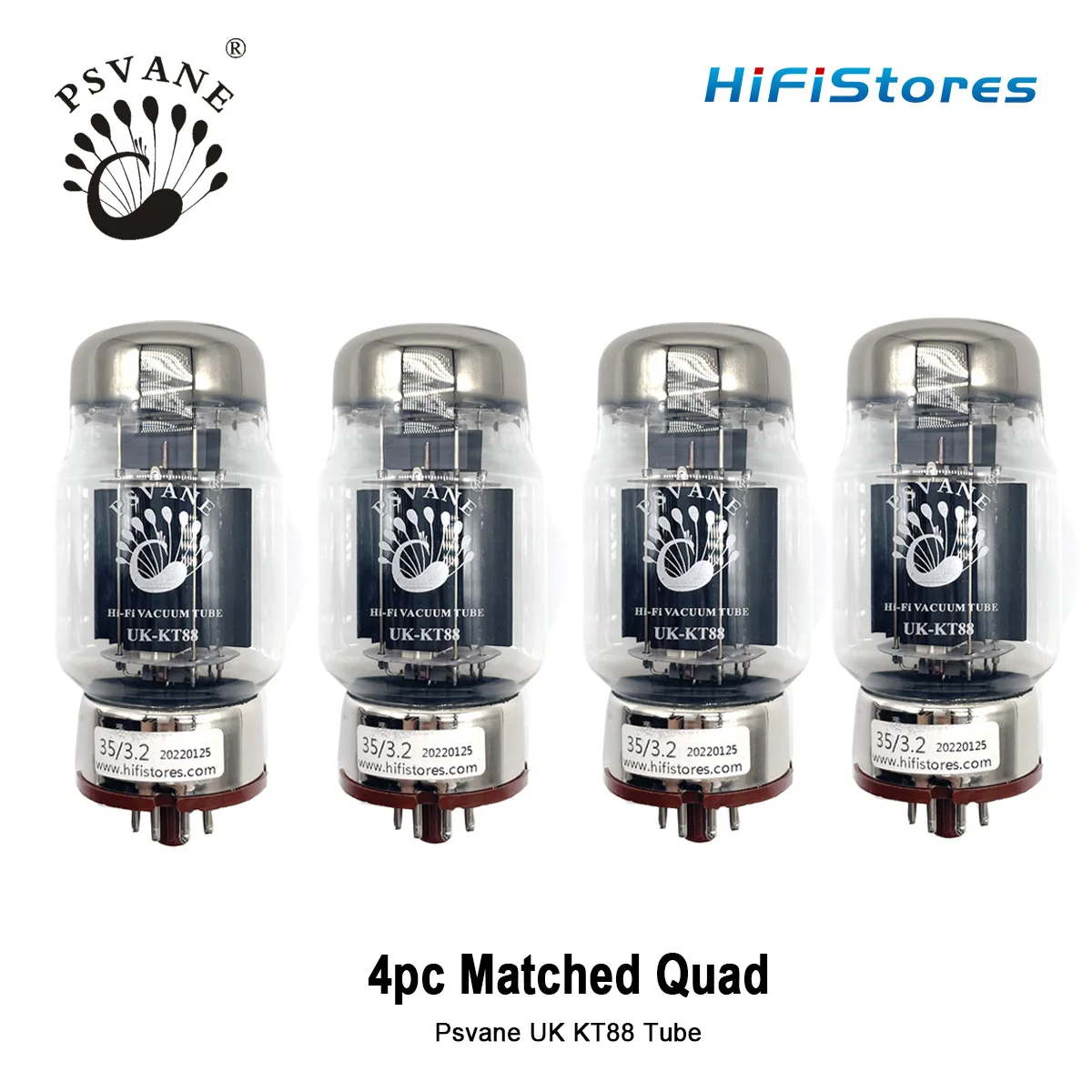 PSVANE UK-KT88 Vacuum Tube Valve Power Electronic Tubes Replace 6550 CV5220 DIY Hifi Audio Amplifier Factory Test Matched Pair
PSVANE UK-KT88 Vacuum Tube Valve Power Electronic Tubes Replace 6550 CV5220 DIY Hifi Audio Amplifier Factory Test Matched Pair