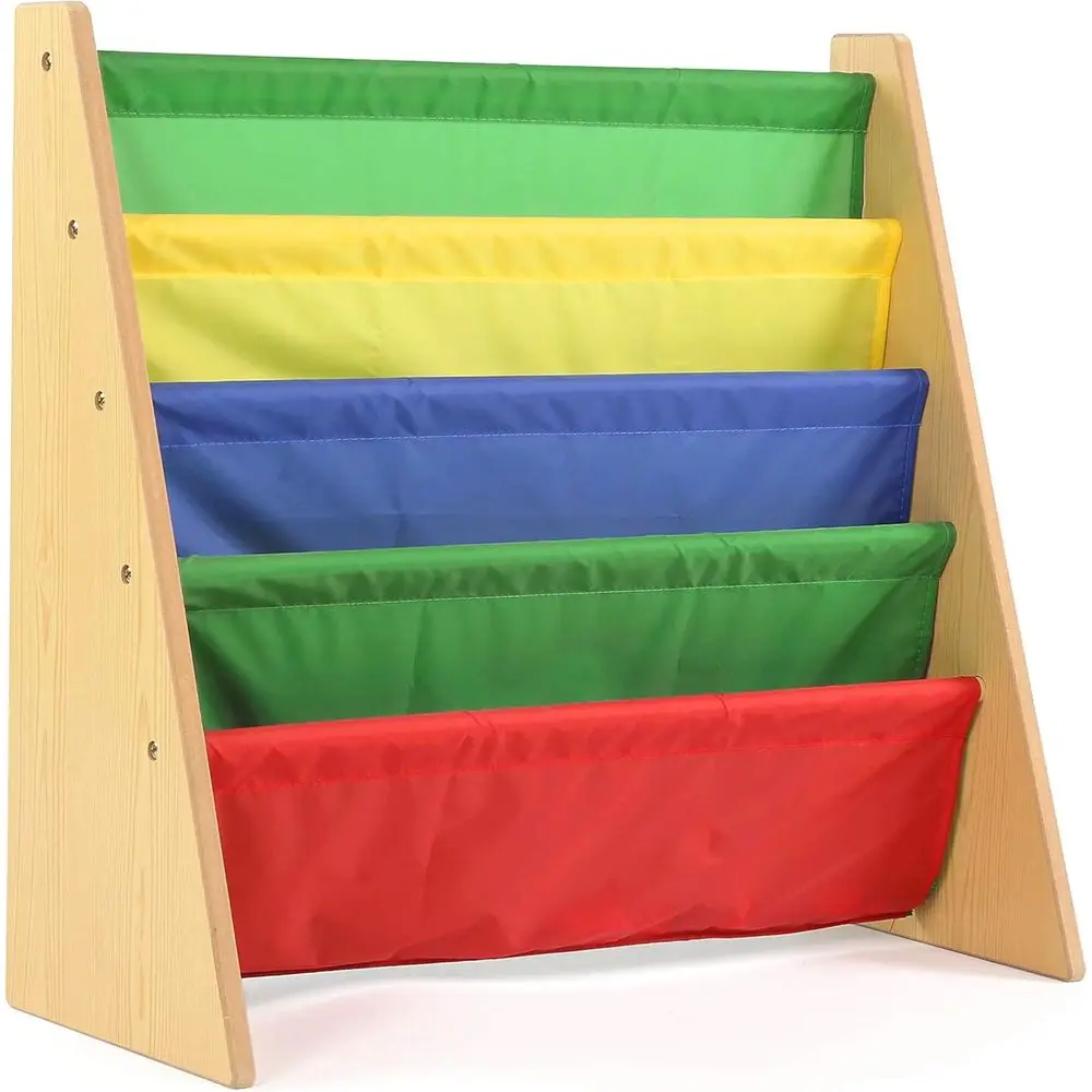 Humble Crew 4-Tier Kids Bookshel, Natural Wood/Primary - Premium Book Shel or Kids Rooms with our Deep kets - Toddler Sling Book
Humble Crew 4-Tier Kids Bookshel, Natural Wood/Primary - Premium Book Shel or Kids Rooms with our Deep kets - Toddler Sling Book