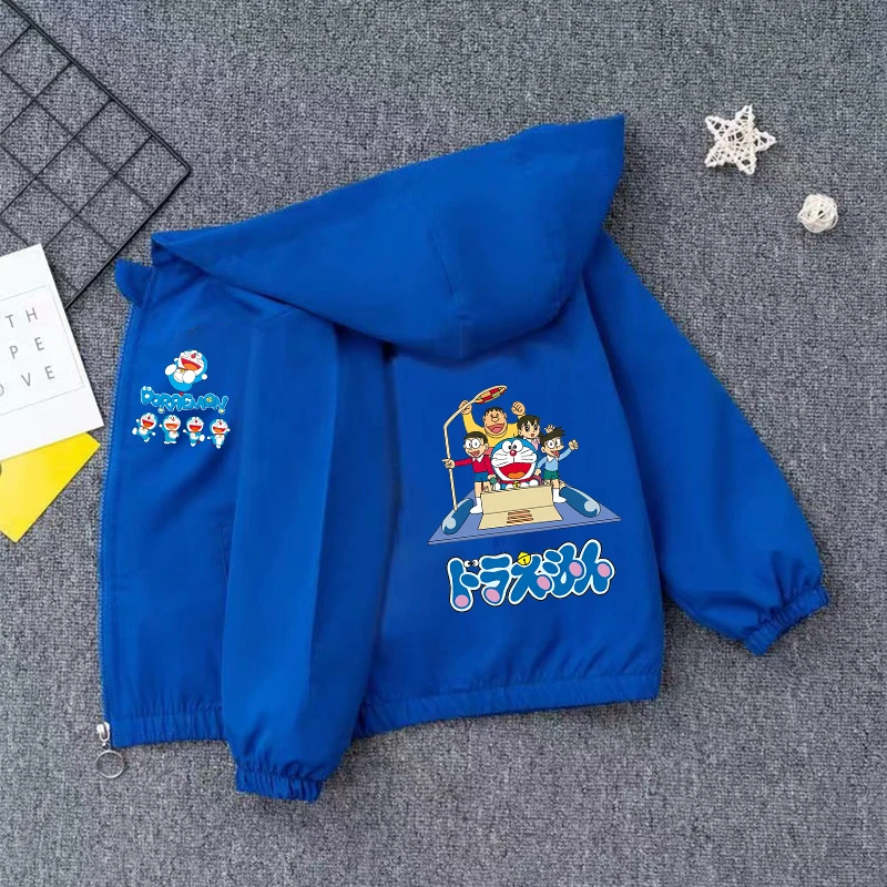 Doraemon Long Sleeves Boy Girl Waterproof Jacket Coat Kid Spring Clothes Children Cartoon Windbreaker Tops Fashion Clothing Gift
Doraemon Long Sleeves Boy Girl Waterproof Jacket Coat Kid Spring Clothes Children Cartoon Windbreaker Tops Fashion Clothing Gift