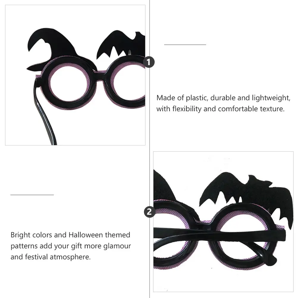 Witch Bat Glasses Halloween Theme Round Purple Adult Size Durable Lightweight Plastic Bright Colors Party Props Photography Fun
Witch Bat Glasses Halloween Theme Round Purple Adult Size Durable Lightweight Plastic Bright Colors Party Props Photography Fun