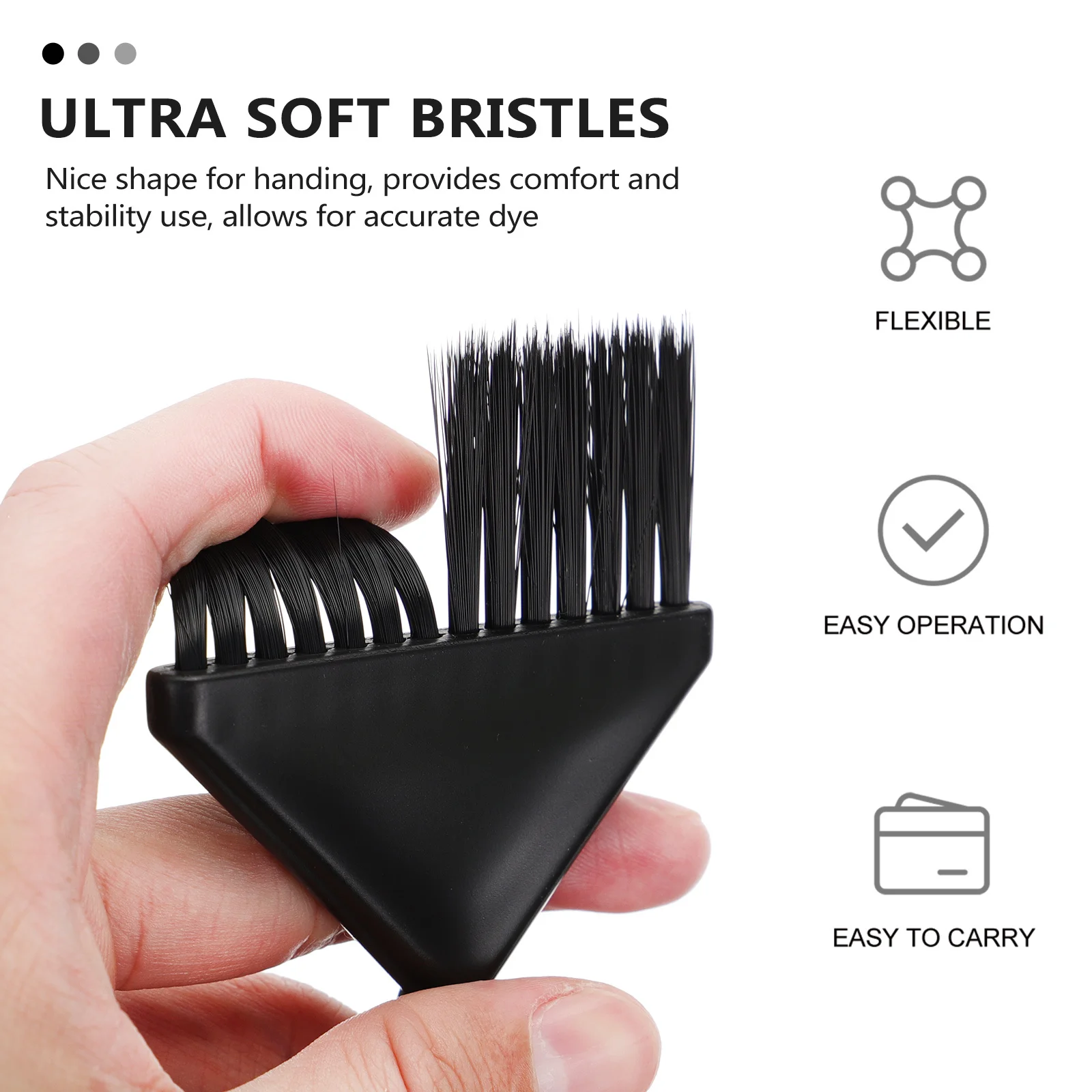 3Pcs Highlighting Hair Dye Brush Easy Clean Design for Oil Treatment and Color Application Salon Quality Hair Salon Brush Set
3Pcs Highlighting Hair Dye Brush Easy Clean Design for Oil Treatment and Color Application Salon Quality Hair Salon Brush Set
