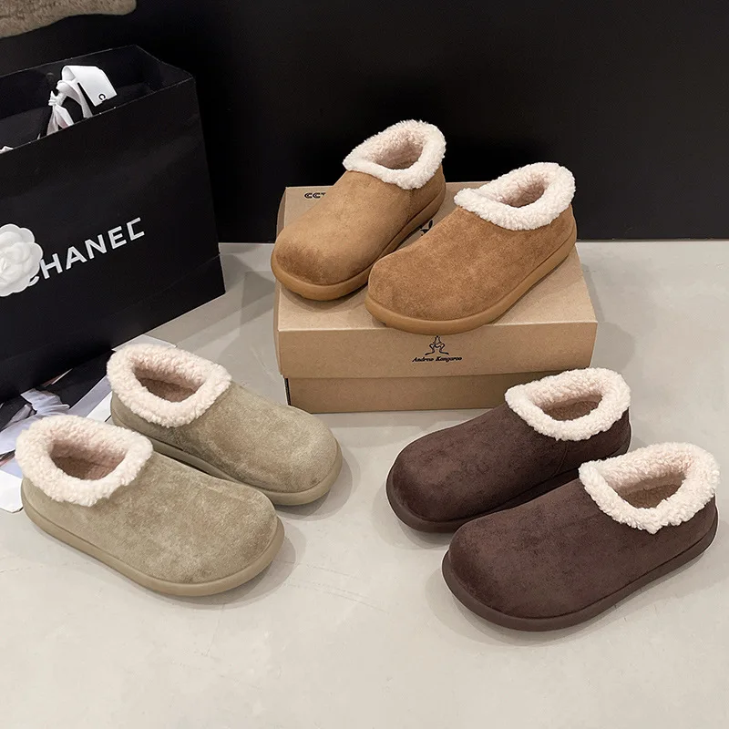 2026 New Womens Winter Snow Boots Warm Fur Lined Slip on Ankle Booties Thick Sole Comfortable Shoes
2026 New Womens Winter Snow Boots Warm Fur Lined Slip on Ankle Booties Thick Sole Comfortable Shoes