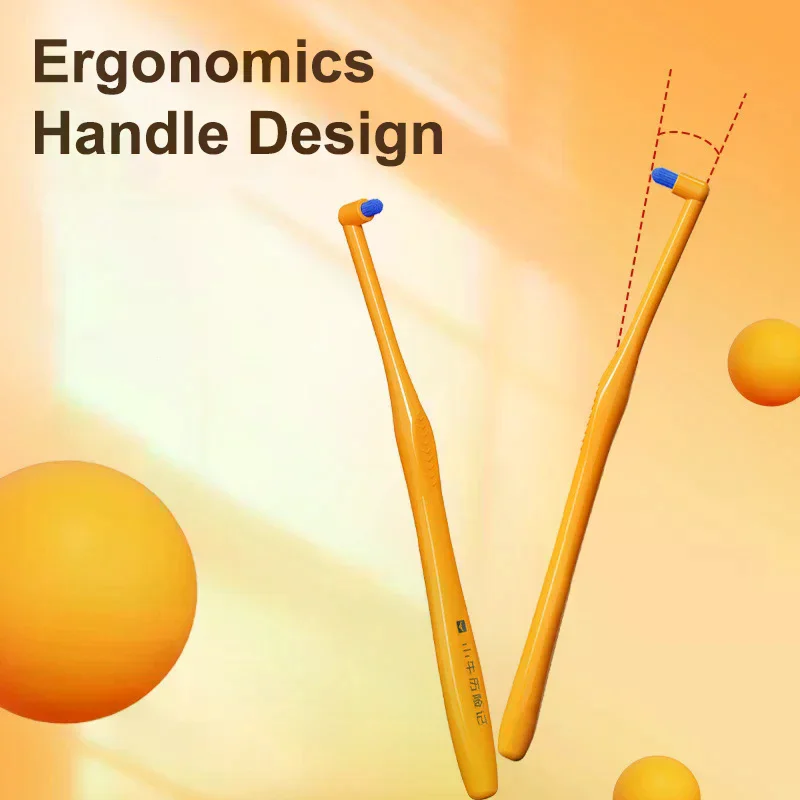 Interdental Brush Small Head Interdental Brush Soft Detail Cleaning Inclined Design Orange Color Deep Oral Cavity Cleaning
Interdental Brush Small Head Interdental Brush Soft Detail Cleaning Inclined Design Orange Color Deep Oral Cavity Cleaning