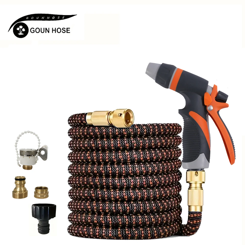 Garden Watering Hose Expandable Bimetallic Joint Garden Farm Irrigation Hose Car Wash High-Pressure Water Gun Watering GOUN HOSE
Garden Watering Hose Expandable Bimetallic Joint Garden Farm Irrigation Hose Car Wash High-Pressure Water Gun Watering GOUN HOSE