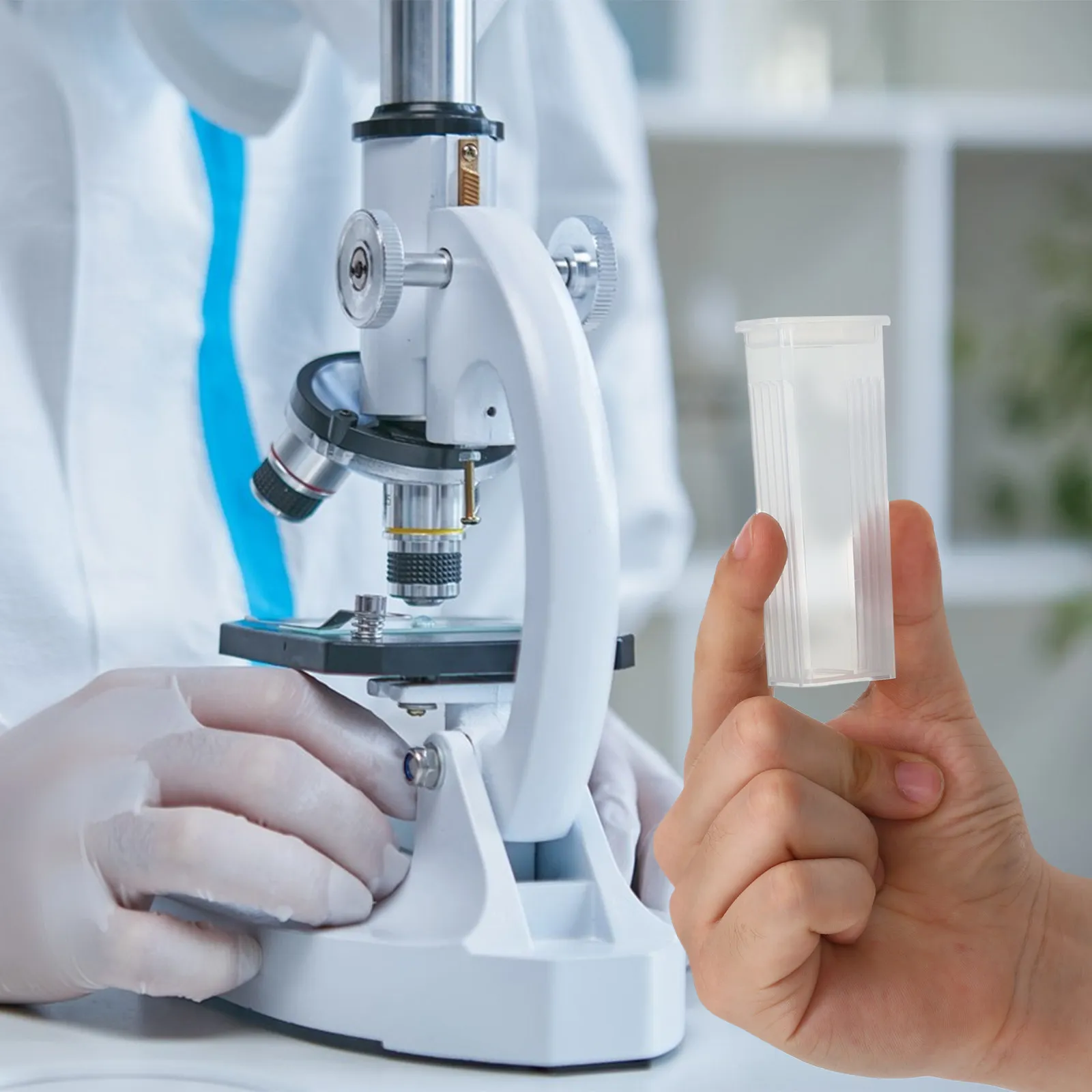 50Pcs Glass PP Material Slide Storage Holder Large Snap Laboratory Pathological Section Box Microscope Tool
50Pcs Glass PP Material Slide Storage Holder Large Snap Laboratory Pathological Section Box Microscope Tool