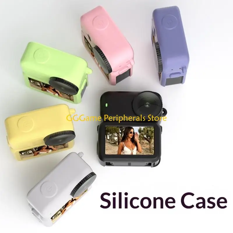 U55B Protective Silicone Case for Action Cameras with Shockproof Design Ventilation Holes Lens Cover and Wrist Strap
U55B Protective Silicone Case for Action Cameras with Shockproof Design Ventilation Holes Lens Cover and Wrist Strap