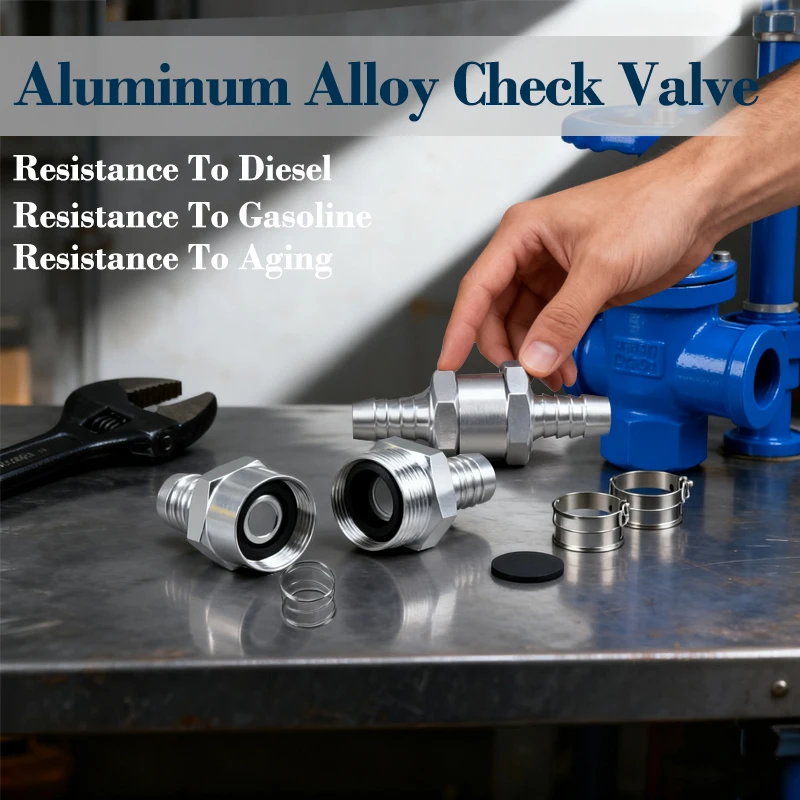 One Way Valve 6/8/10/12/14/16mm Aluminium Alloy Non Return Check Waves One Way Fit Carburettor Low Pressure Fuel System 1/5pcs
One Way Valve 6/8/10/12/14/16mm Aluminium Alloy Non Return Check Waves One Way Fit Carburettor Low Pressure Fuel System 1/5pcs