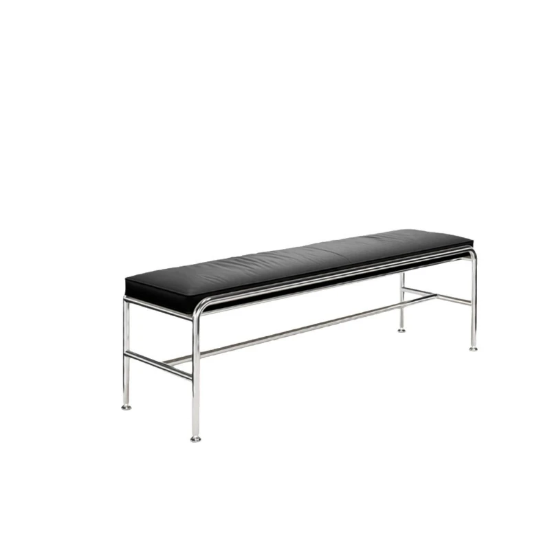 Nordic minimalist leather stainless steel home shoe changing stool bench modern minimalist
Nordic minimalist leather stainless steel home shoe changing stool bench modern minimalist