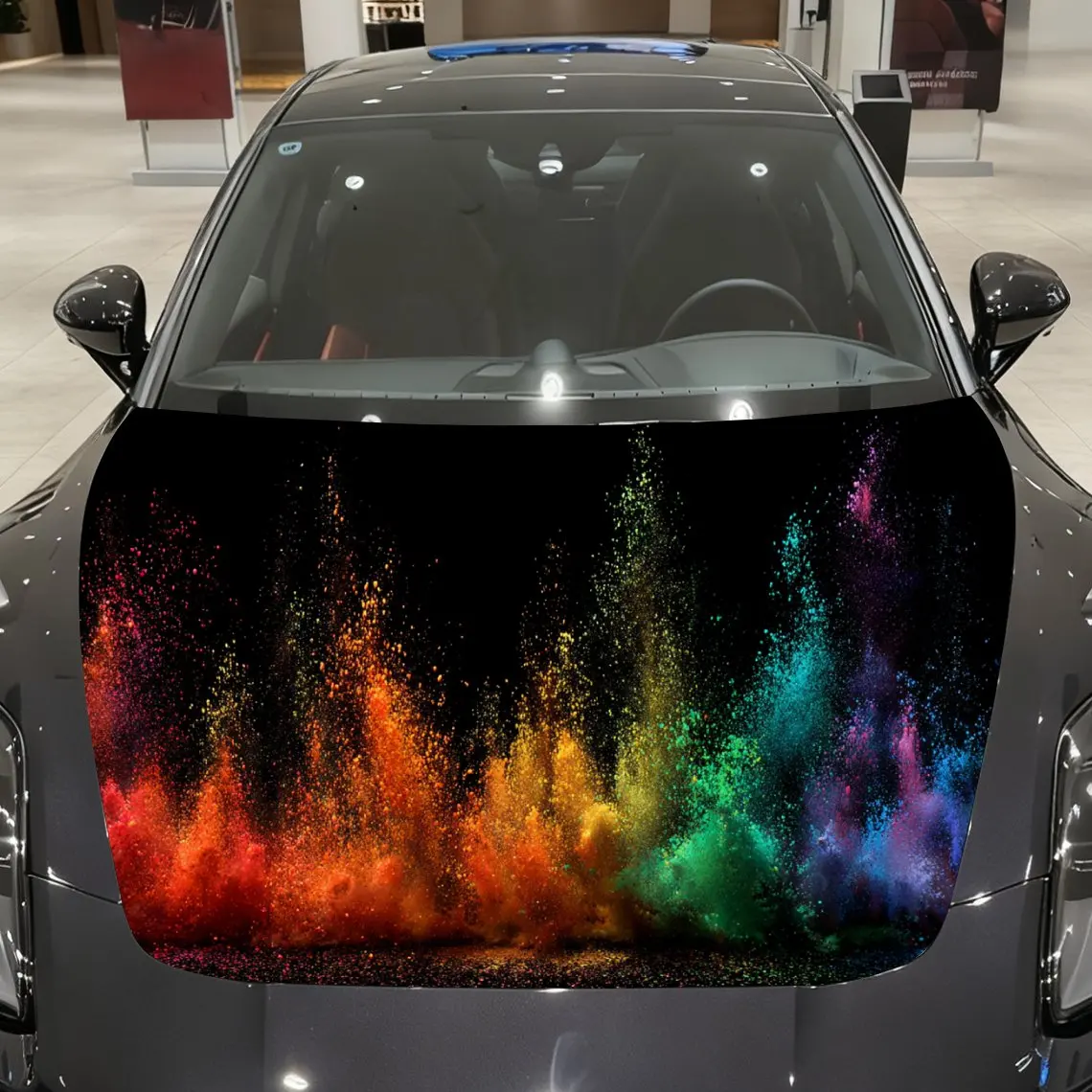Splashing Paint Car Hood Stickers, Fashion Modified Car Decorative Film Paper, Self-adhesive Wear-resistant Stickers, Stunning D
Splashing Paint Car Hood Stickers, Fashion Modified Car Decorative Film Paper, Self-adhesive Wear-resistant Stickers, Stunning D