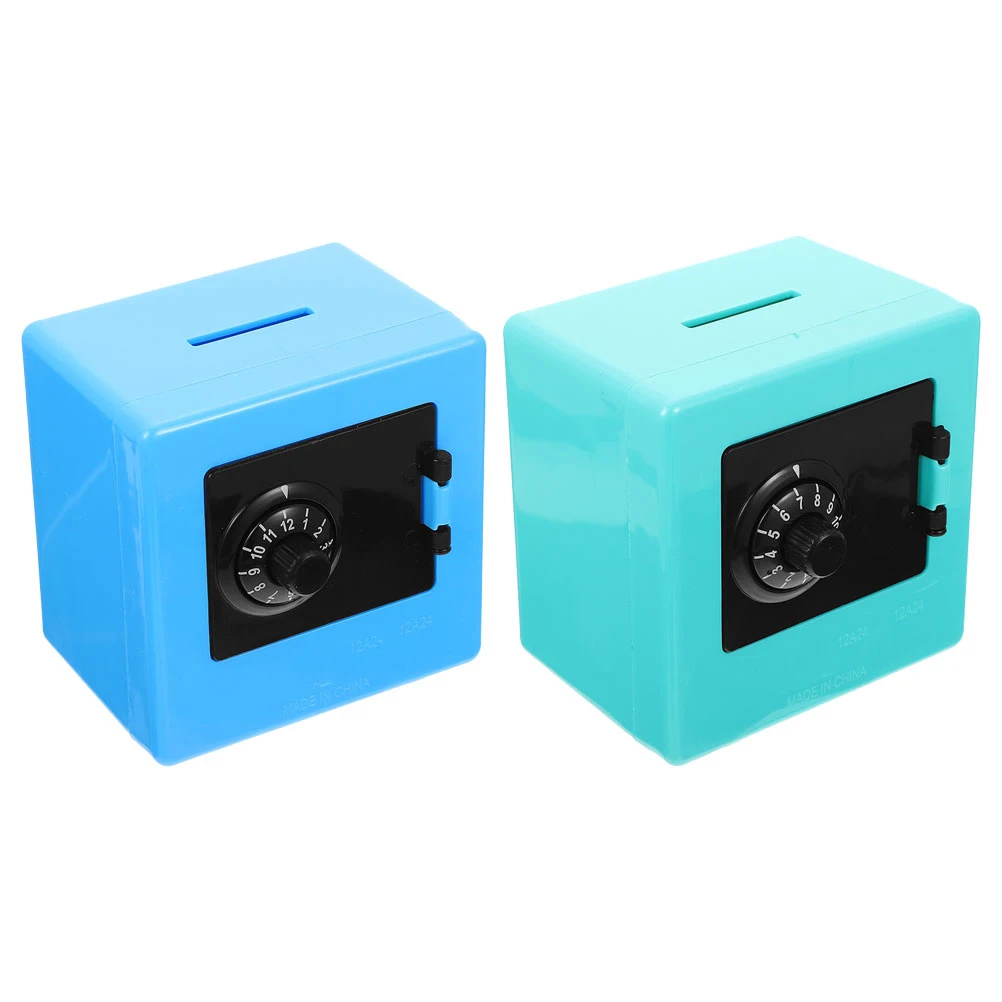 2Pcs Mini Safe Bank Kids Plastic Coin Storage Jar Password Unlock Spacious Interior Top Slot Money Box Change Bank Savings Toy
2Pcs Mini Safe Bank Kids Plastic Coin Storage Jar Password Unlock Spacious Interior Top Slot Money Box Change Bank Savings Toy