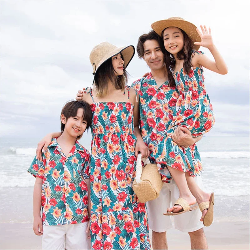 Beach Family Matching Outfit Girl Dress Resort CoupleVacation Mom Daughter Summer Costume Look Dad Son Sea Holiday Boy Clothes
Beach Family Matching Outfit Girl Dress Resort CoupleVacation Mom Daughter Summer Costume Look Dad Son Sea Holiday Boy Clothes