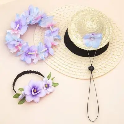 1Set Pet Dog Cat Hat Hawaiian Style Garland Summer Wear Breathable Comfortable Adjustable Straps Cool Pretty Pet Straw Hat
1Set Pet Dog Cat Hat Hawaiian Style Garland Summer Wear Breathable Comfortable Adjustable Straps Cool Pretty Pet Straw Hat