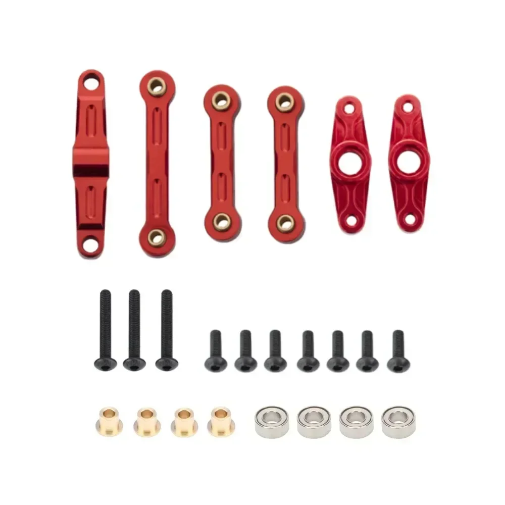 Aluminum Ball Bearing Crank Steering Assembly Link Set for Tamiya TT02 TT-02 TT-02D 1/10 RC Drift Car Parts
Aluminum Ball Bearing Crank Steering Assembly Link Set for Tamiya TT02 TT-02 TT-02D 1/10 RC Drift Car Parts