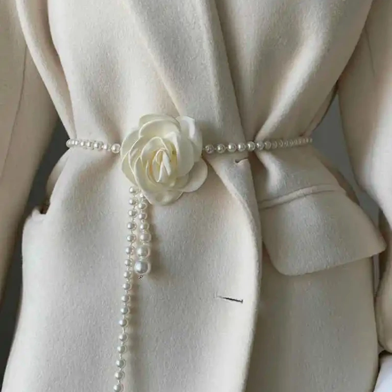 Korean-style High-end Imitation Pearl Waist Chain Waist Seal Women's Decoration with Dress and Elastic Belt for A Cinched Waist
Korean-style High-end Imitation Pearl Waist Chain Waist Seal Women's Decoration with Dress and Elastic Belt for A Cinched Waist