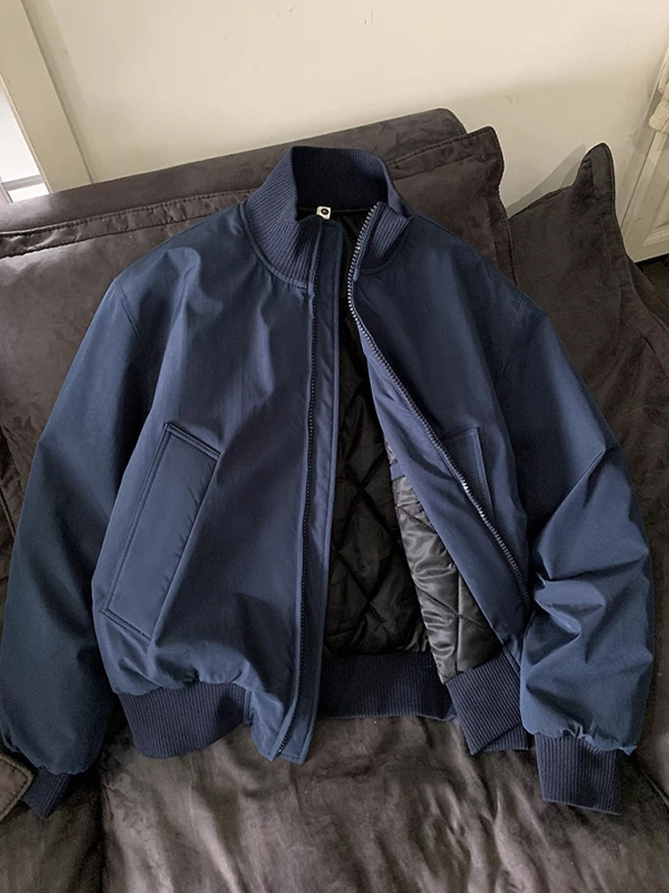 Cobalt Blue American Sle Bomber Flight Jaet Cotton Men's ort Thiened Winter Outerwear Polyester Fiber Long Sve Zipper
Cobalt Blue American Sle Bomber Flight Jaet Cotton Men's ort Thiened Winter Outerwear Polyester Fiber Long Sve Zipper