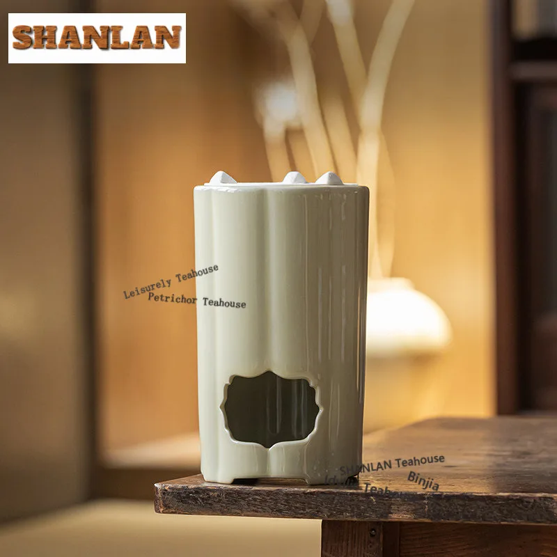 Honey-colored Glazed Crabapple Style Tea Warmer Holder Alcohol Burner Stove Kettle Stand Baked Milk Jar Carbon Furnace Tea Gift
Honey-colored Glazed Crabapple Style Tea Warmer Holder Alcohol Burner Stove Kettle Stand Baked Milk Jar Carbon Furnace Tea Gift