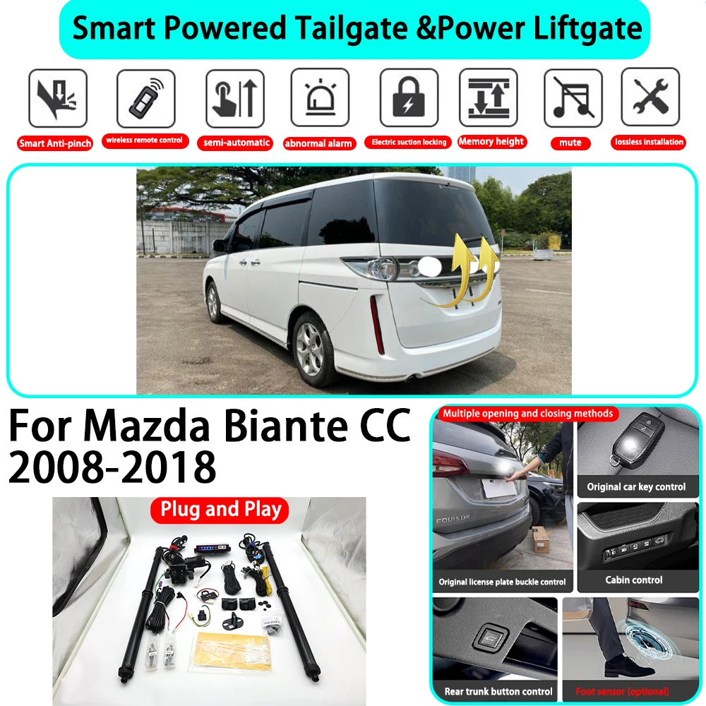for Mazda Biante CC 2008-2018 OEM Smart Automatic Powered Tailgate Electric Power Tailgate Lift Kit Key Close
for Mazda Biante CC 2008-2018 OEM Smart Automatic Powered Tailgate Electric Power Tailgate Lift Kit Key Close