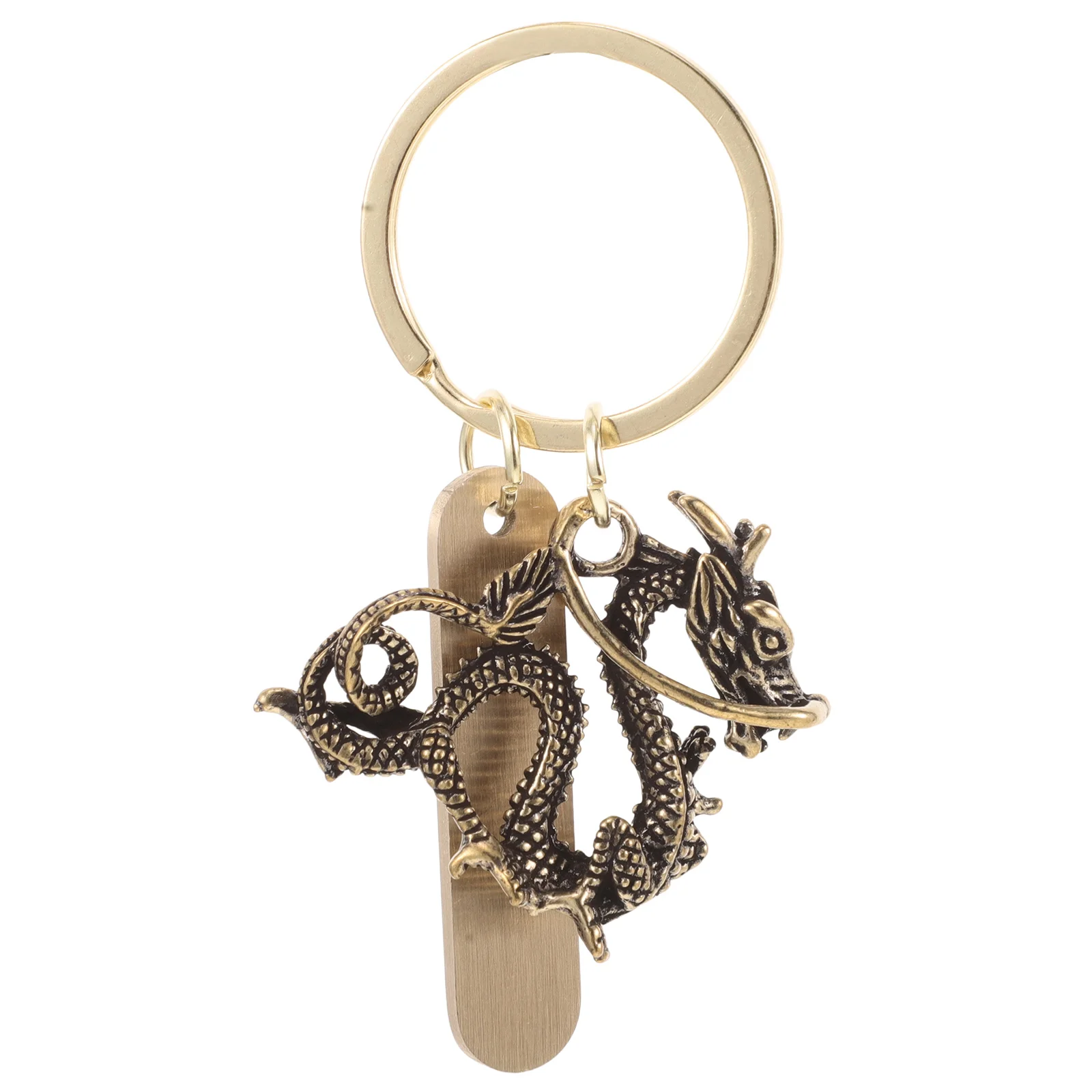Brass Dragon Keychain Cartoon Snake Bag Accessories Chinese Element Backpack Charm Keychains Bulk
Brass Dragon Keychain Cartoon Snake Bag Accessories Chinese Element Backpack Charm Keychains Bulk