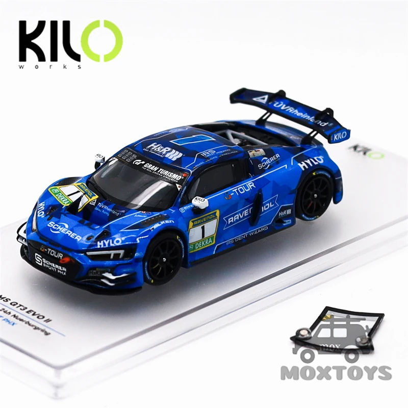 Модель KILO 1:64 R8 LMS GT3 EVO II Nurburgring 24H 2025 # Лимитированная модель автомобиля 1999 года, литая под давлением
Модель KILO 1:64 R8 LMS GT3 EVO II Nurburgring 24H 2025 # Лимитированная модель автомобиля 1999 года, литая под давлением