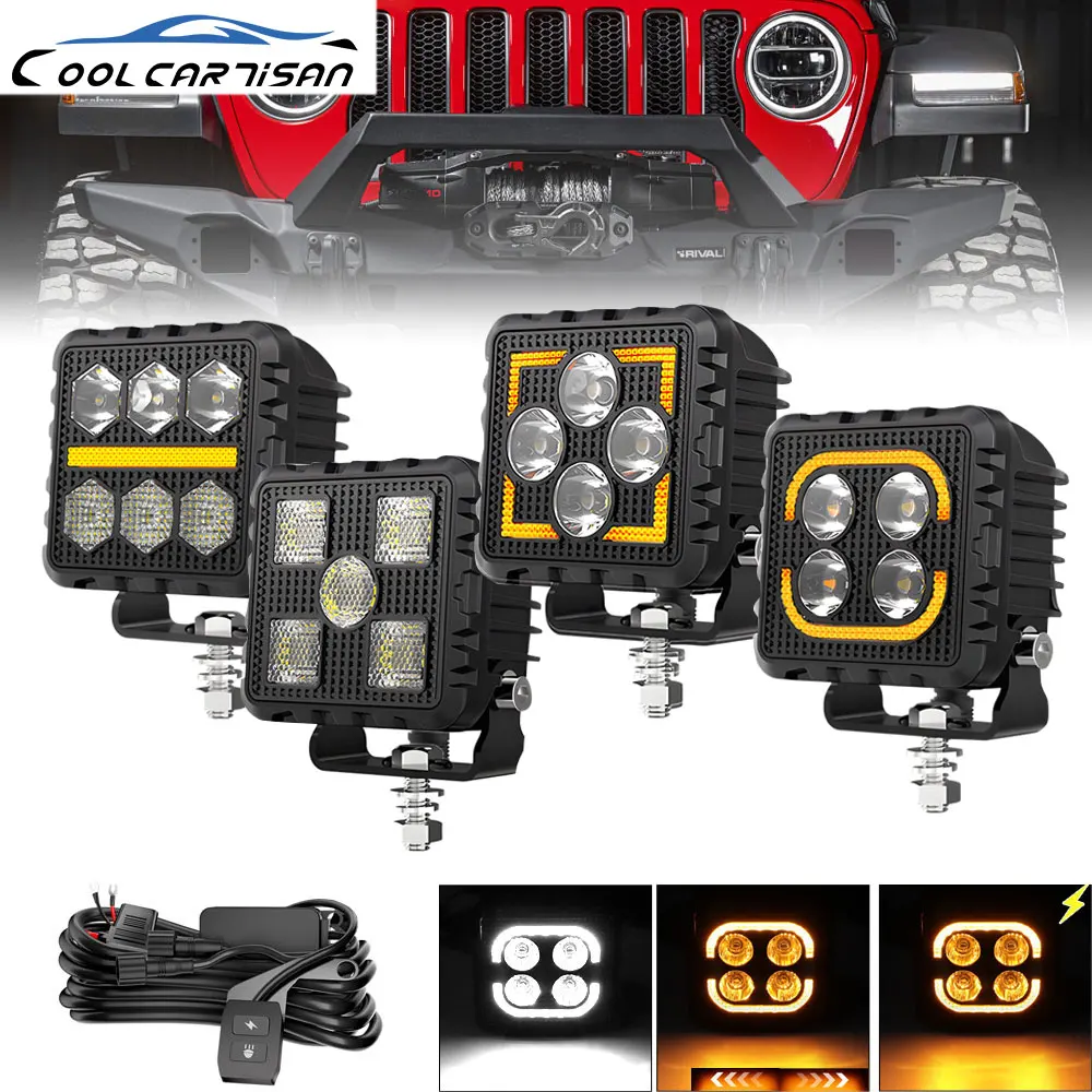 3Inch Work Fog Light Long Range Auxiliary Auto Fog Light Led Light Bar for Motorcycle Car Trucks SUV UTV 12V 24V
3Inch Work Fog Light Long Range Auxiliary Auto Fog Light Led Light Bar for Motorcycle Car Trucks SUV UTV 12V 24V