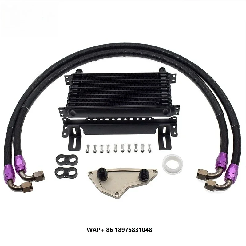 SK CUSTOM 10 Row Engine Oil Cooling Radiator Kit for N54 N55 Oil Cooling System With AN8 Nylon Hose
SK CUSTOM 10 Row Engine Oil Cooling Radiator Kit for N54 N55 Oil Cooling System With AN8 Nylon Hose