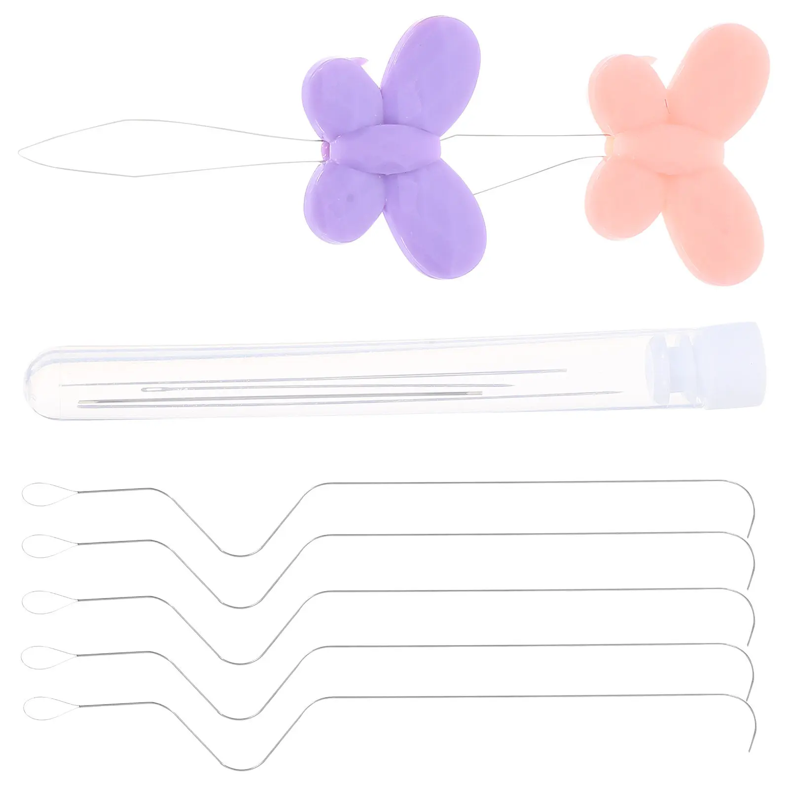 1Set Beading Needles Set Curved Big Eye Threaders for Jewelry Making Bracelets Necklaces Earrings DIY Craft Supplies Stainless
1Set Beading Needles Set Curved Big Eye Threaders for Jewelry Making Bracelets Necklaces Earrings DIY Craft Supplies Stainless