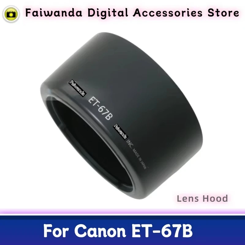 New Original Genuine Front Lens Hood ET-67B For Canon EF-S 60mm F2.8 MACRO USM Camera Lens 52mm EFS60
New Original Genuine Front Lens Hood ET-67B For Canon EF-S 60mm F2.8 MACRO USM Camera Lens 52mm EFS60