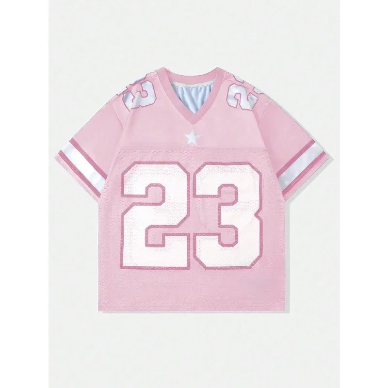 Женская новая модная повседневная рубашка Y2K, мужская уличная рубашка в стиле ретро в стиле хип-хоп 23, свободная дышащая быстросохнущая футболка с v-образным вырезом и принтом
Женская новая модная повседневная рубашка Y2K, мужская уличная рубашка в стиле ретро в стиле хип-хоп 23, свободная дышащая быстросохнущая футболка с v-образным вырезом и принтом