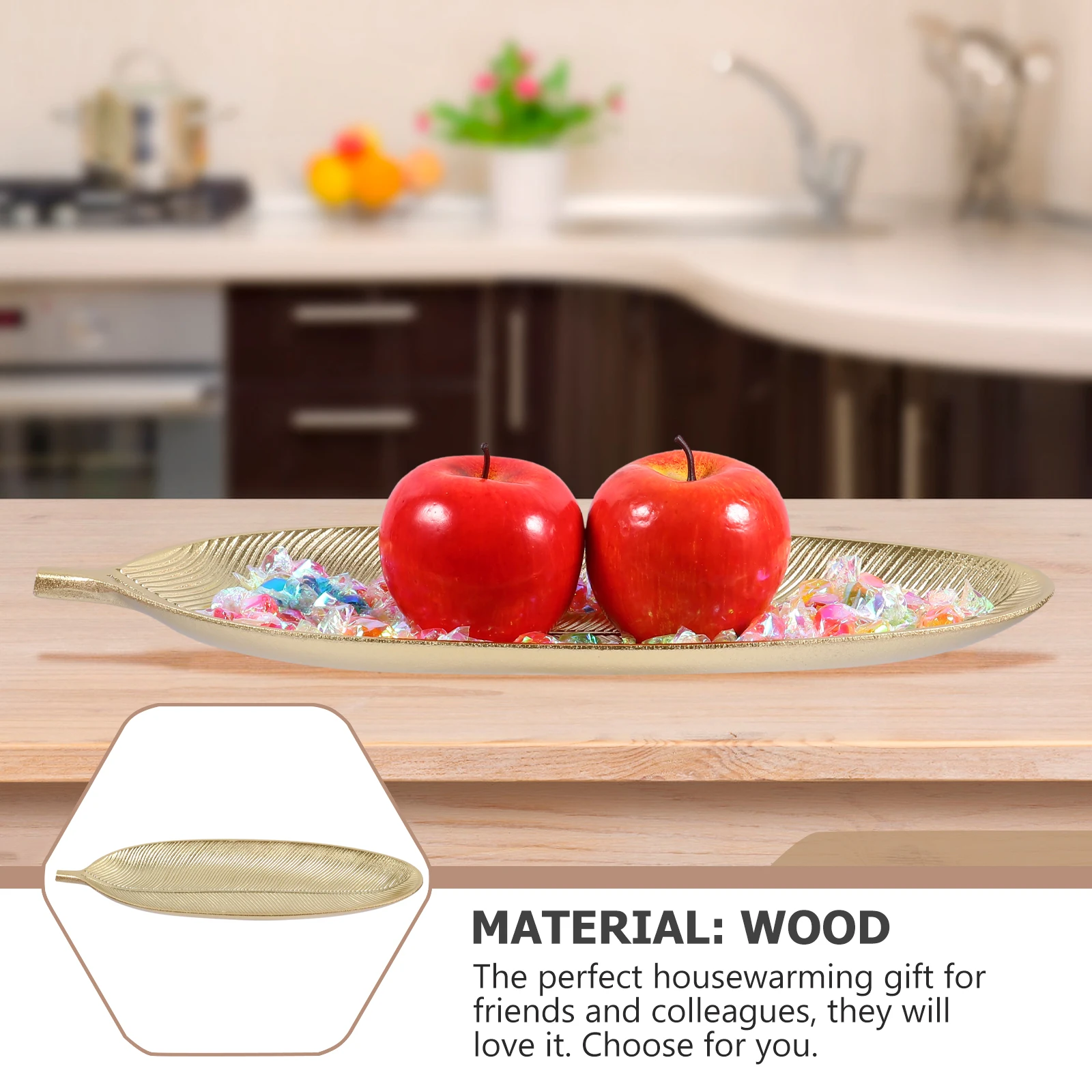 Wooden Serving Plate Leaf Shape Fruit Tray Appetizer Platter Natural Wood Food Storage Tray For Kitchen Bedroom Decor
Wooden Serving Plate Leaf Shape Fruit Tray Appetizer Platter Natural Wood Food Storage Tray For Kitchen Bedroom Decor