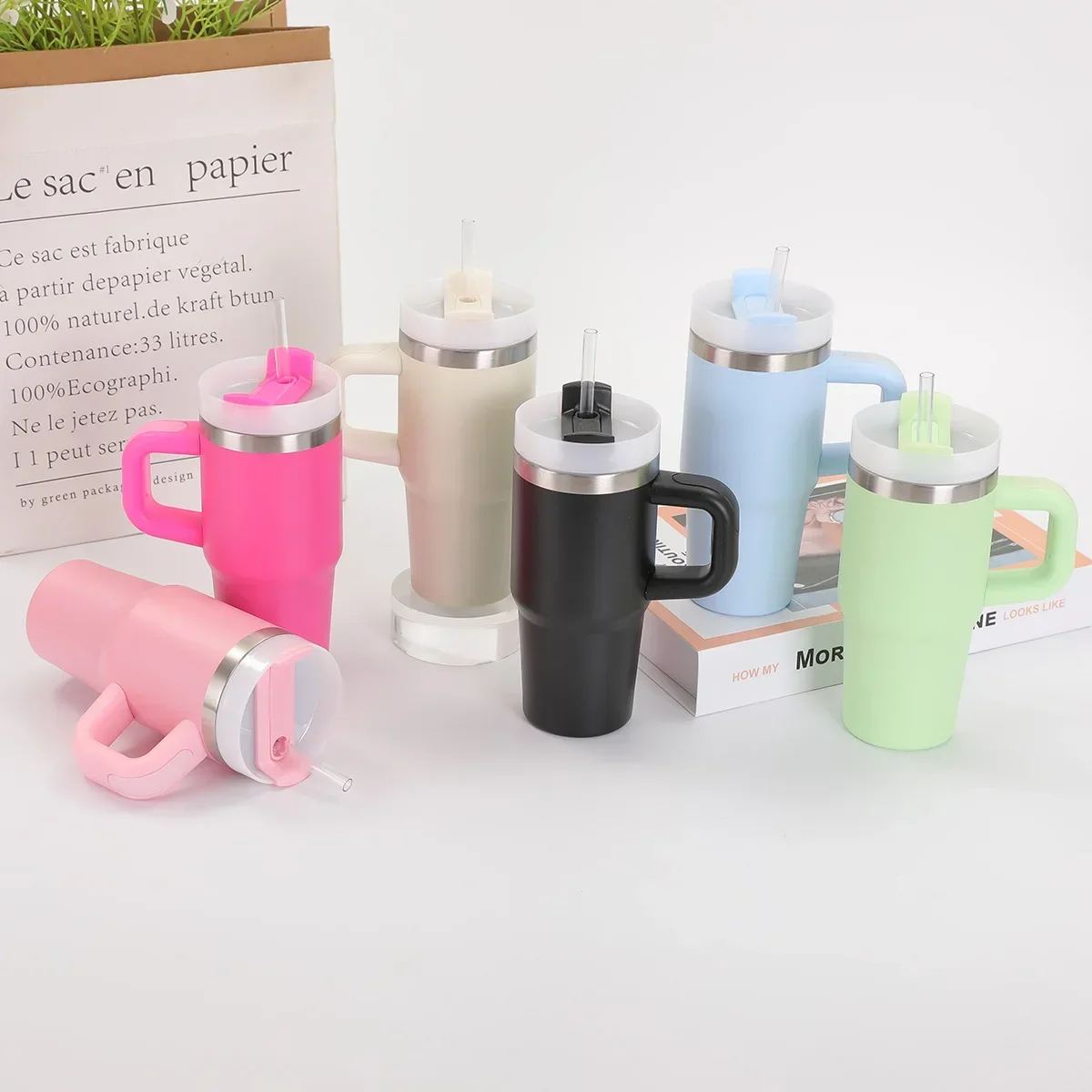 14oz Car Mug with Handle Double-layer Vacuum Coffee Cup Portable Water Cup Large Capacity 304 Stainless Steel Travel Thermal Cup
14oz Car Mug with Handle Double-layer Vacuum Coffee Cup Portable Water Cup Large Capacity 304 Stainless Steel Travel Thermal Cup