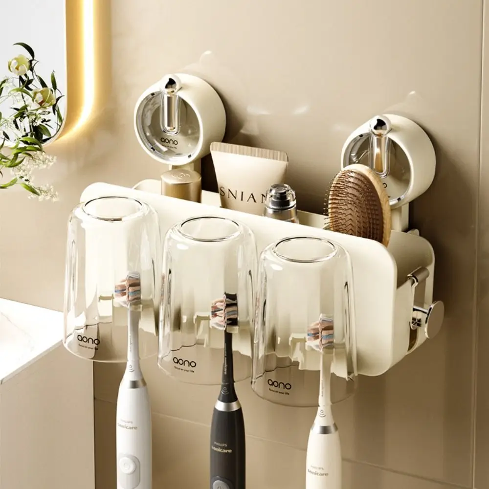 Punch-free Suction Cup Toothbrush Rack Draining Wall-mounted Wall-mounted Toothpaste Holders Breathable Removable
Punch-free Suction Cup Toothbrush Rack Draining Wall-mounted Wall-mounted Toothpaste Holders Breathable Removable