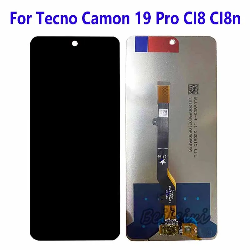 ЖК-дисплей для Tecno Camon 19 Pro CI8 CI8n, дисплей, цифровой преобразователь экрана в сборе, сменный аксессуар
ЖК-дисплей для Tecno Camon 19 Pro CI8 CI8n, дисплей, цифровой преобразователь экрана в сборе, сменный аксессуар