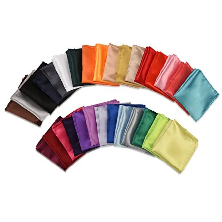 I-MART 30 Pack Pocket Squares Men, Solid Color Satin andkerciefs Men, 8.5x8.5 Inc Pocket Square t Wedding, mal Events, Suit
I-MART 30 Pack Pocket Squares Men, Solid Color Satin andkerciefs Men, 8.5x8.5 Inc Pocket Square t Wedding, mal Events, Suit