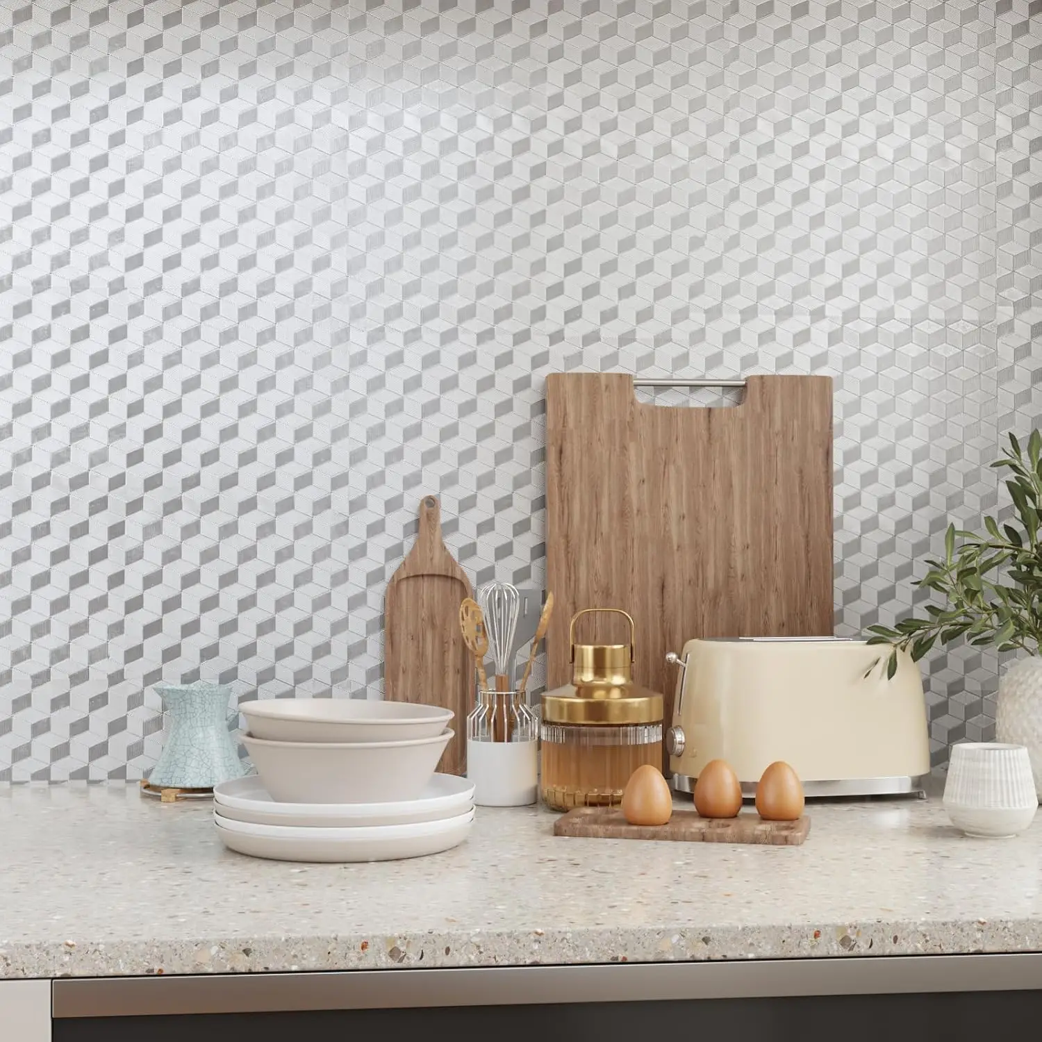 Cre8Tive Silver Stainless Steel Contact Paper 24""X354"" Kitchen Backsplash Wallpaper Peel And Stick Oil Proof Waterproof Heat
Cre8Tive Silver Stainless Steel Contact Paper 24""X354"" Kitchen Backsplash Wallpaper Peel And Stick Oil Proof Waterproof Heat