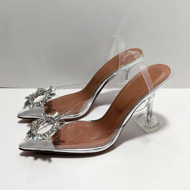 Summer High Heels Shoes Woman Pointed Toe Crystal Flower Runway Shoes Woman Candy Color PVC Cup Heels Pumps Sandals Woman
Summer High Heels Shoes Woman Pointed Toe Crystal Flower Runway Shoes Woman Candy Color PVC Cup Heels Pumps Sandals Woman