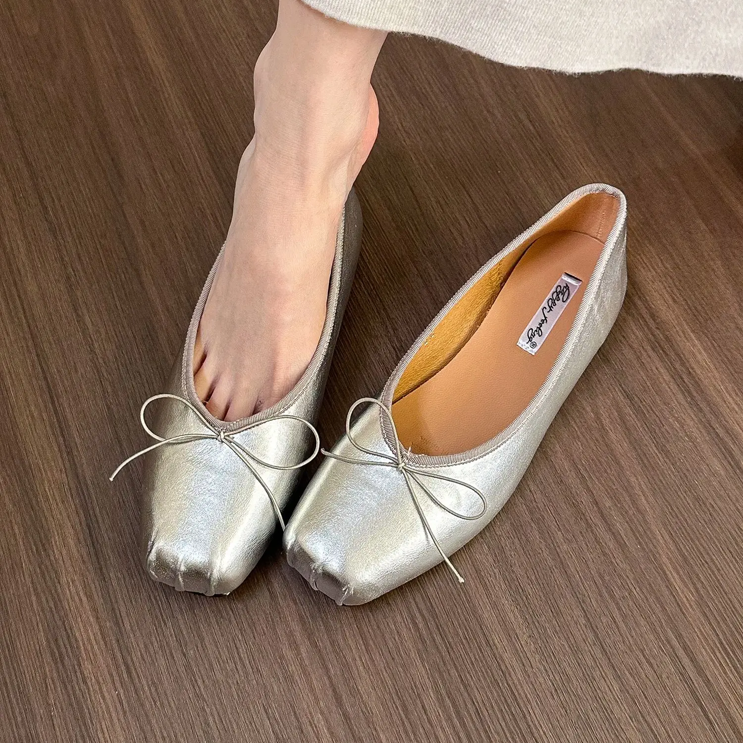Bailamos Brand Women Flats Spring Autumn Ballet Shoes Women Slip on Loafers Square Toe Shallow Toe Ballerina Soft Moccasin Zapat
Bailamos Brand Women Flats Spring Autumn Ballet Shoes Women Slip on Loafers Square Toe Shallow Toe Ballerina Soft Moccasin Zapat
