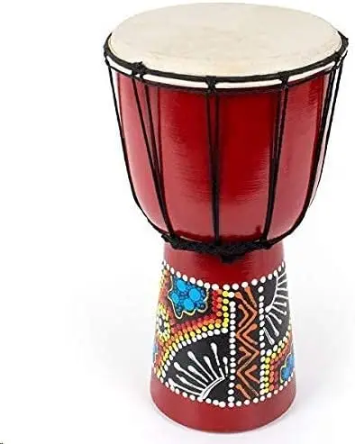 6 Inch African Djembe Drum - Mahogany Body & Goat Skin Head
6 Inch African Djembe Drum - Mahogany Body & Goat Skin Head
