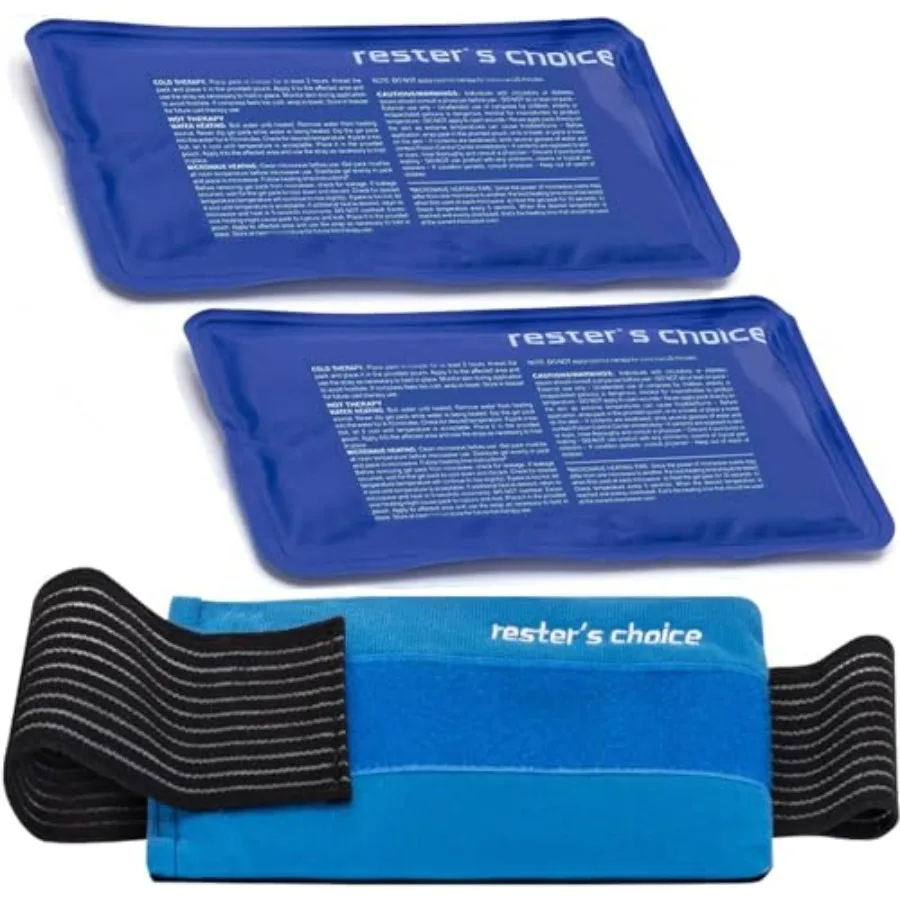 2 Soft Gel Ice Packs for Injuries Reusable with Extra Comfy Adjustable Cold Pack Wrap, Flexible Hot and Cold Compress
2 Soft Gel Ice Packs for Injuries Reusable with Extra Comfy Adjustable Cold Pack Wrap, Flexible Hot and Cold Compress