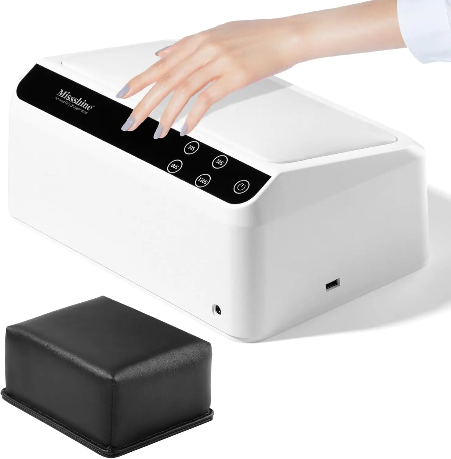 72W Dual Source UV Nail Lamp with Tilting Hand Pillow, Smart Touch Screen & 4 Timers - Large Space Gel Nail Dryer
72W Dual Source UV Nail Lamp with Tilting Hand Pillow, Smart Touch Screen & 4 Timers - Large Space Gel Nail Dryer