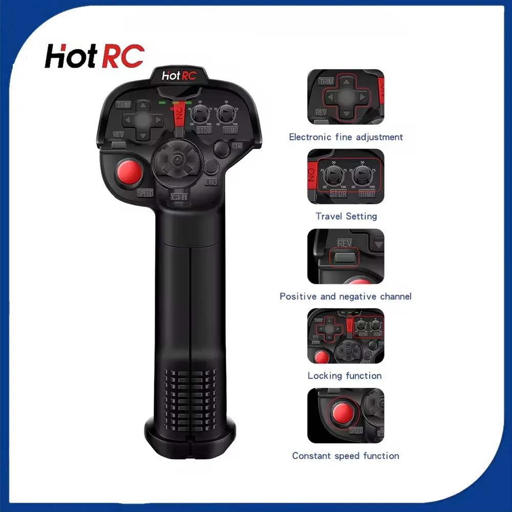 HotRC DS4A 2,4G 4-канальный одноручный радиопередатчик с дистанционным управлением и приемником F-04A для радиоуправляемых автомобилей, лодок, танков, самолетов
HotRC DS4A 2,4G 4-канальный одноручный радиопередатчик с дистанционным управлением и приемником F-04A для радиоуправляемых автомобилей, лодок, танков, самолетов
