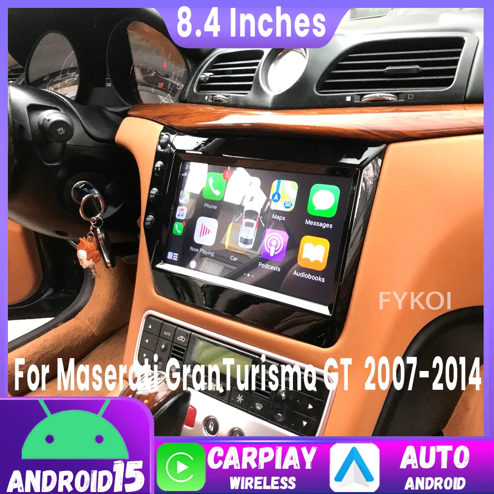 Мультимедийный видеоплеер для автомобиля с экраном 8.4" Android 15, 8+256 ГБ, CarPlay, Bluetooth, WIFI, для Maserati GranTurismo GT 2007-2014
Мультимедийный видеоплеер для автомобиля с экраном 8.4" Android 15, 8+256 ГБ, CarPlay, Bluetooth, WIFI, для Maserati GranTurismo GT 2007-2014