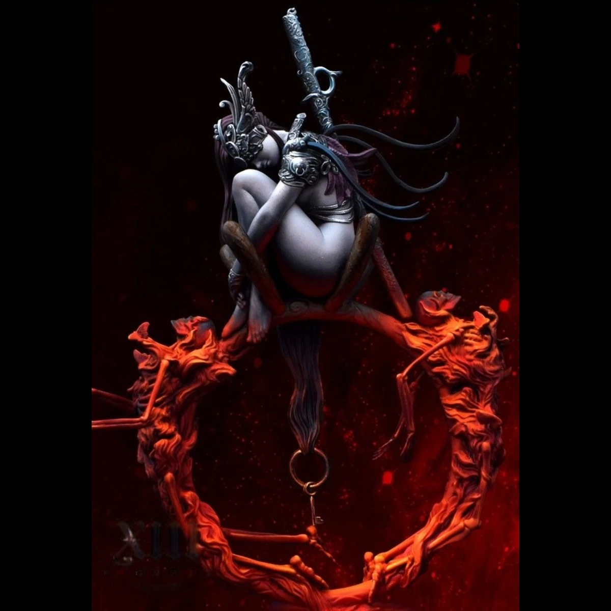 1/24 Resin unpainted model Kit, fantasy theme Soul Ring unassembled and unpainted GK, 1114C
1/24 Resin unpainted model Kit, fantasy theme Soul Ring unassembled and unpainted GK, 1114C