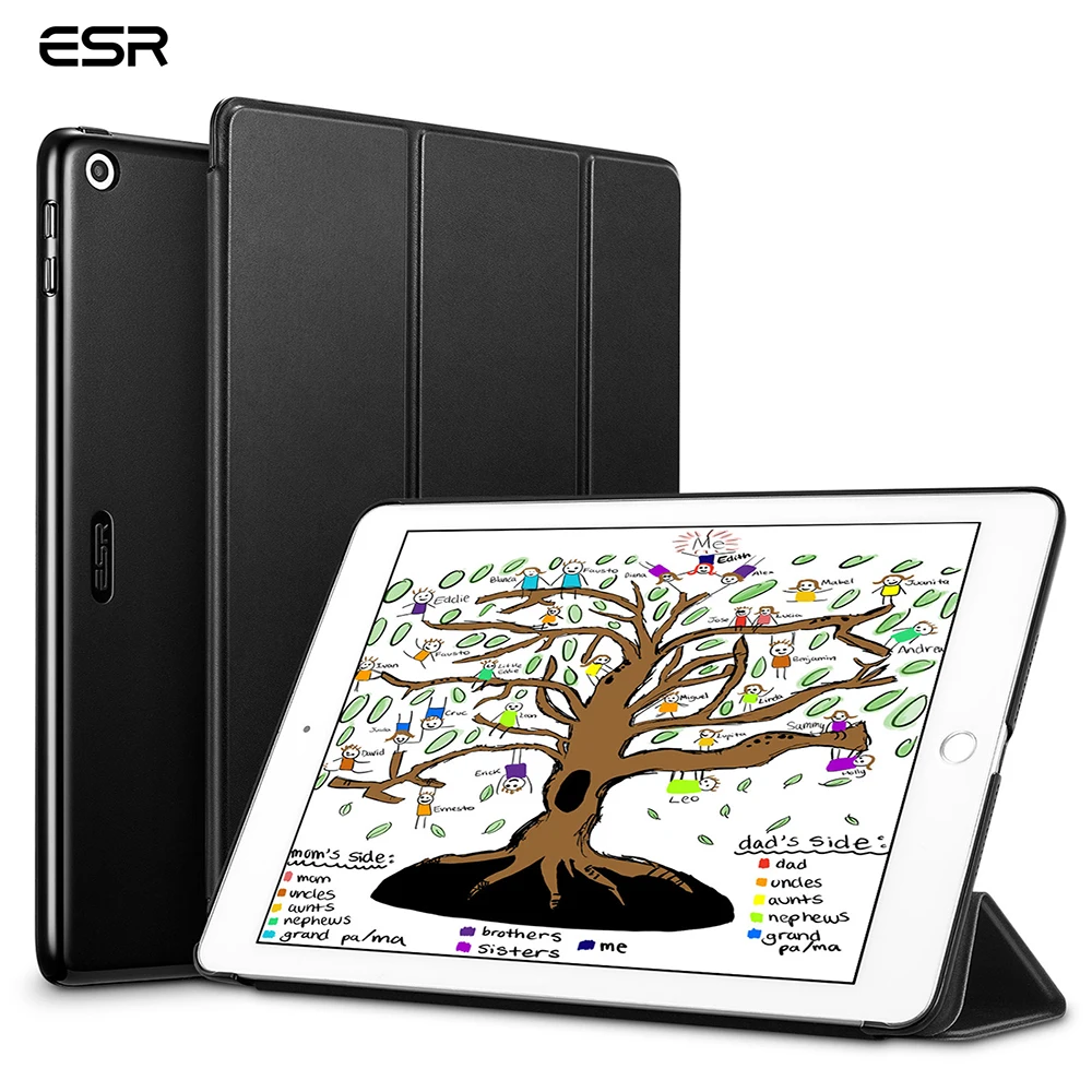Яркий чехол ESR для iPad 9,7 дюйма, Ультратонкий чехол из искусственной кожи для iPad 2018 9,7 и 2017 6-го поколения с функцией автоматического пробуждения в спящем режиме, 2018
Яркий чехол ESR для iPad 9,7 дюйма, Ультратонкий чехол из искусственной кожи для iPad 2018 9,7 и 2017 6-го поколения с функцией автоматического пробуждения в спящем режиме, 2018