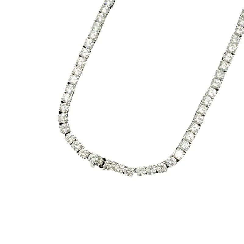 Серебряное Ожерелье S925, Радужное ожерелье, ювелирные изделия для женщин, роскошное модное круглое ожерелье с цветными бриллиантами в один ряд, ювелирные изделия
Серебряное Ожерелье S925, Радужное ожерелье, ювелирные изделия для женщин, роскошное модное круглое ожерелье с цветными бриллиантами в один ряд, ювелирные изделия