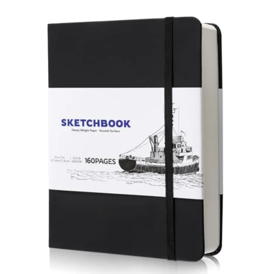 Hardcover Sketch Book, 0lb/80GSM Sketchbook for Drawg Patg, 60 Pages/80 Sheets Sketch Pad, Drawg Book Art Supplies for Teens, A
Hardcover Sketch Book, 0lb/80GSM Sketchbook for Drawg Patg, 60 Pages/80 Sheets Sketch Pad, Drawg Book Art Supplies for Teens, A