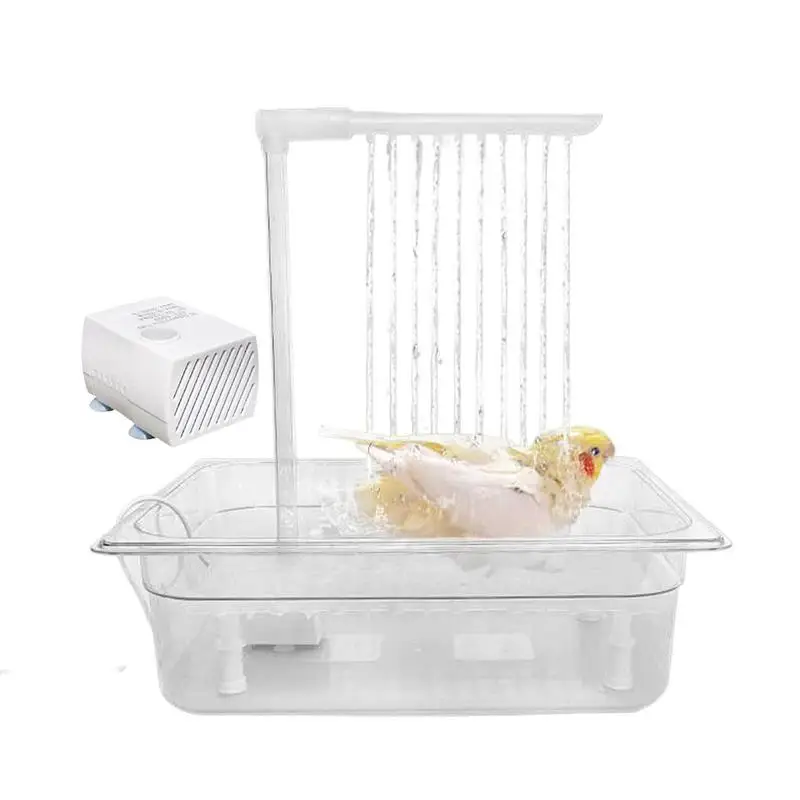 Автоматическая ванна для птиц, душ, ванна для попугая, циркулирующая вода, душ для попугая, фонтан с насосом, внутренняя циркулирующая водная ванна для
Автоматическая ванна для птиц, душ, ванна для попугая, циркулирующая вода, душ для попугая, фонтан с насосом, внутренняя циркулирующая водная ванна для